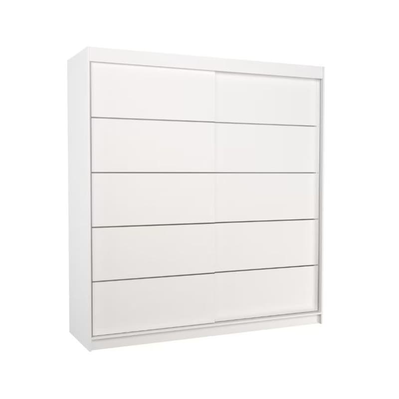 ArtAdrk Šatníková skriňa ESTEVA | biela 200 cm