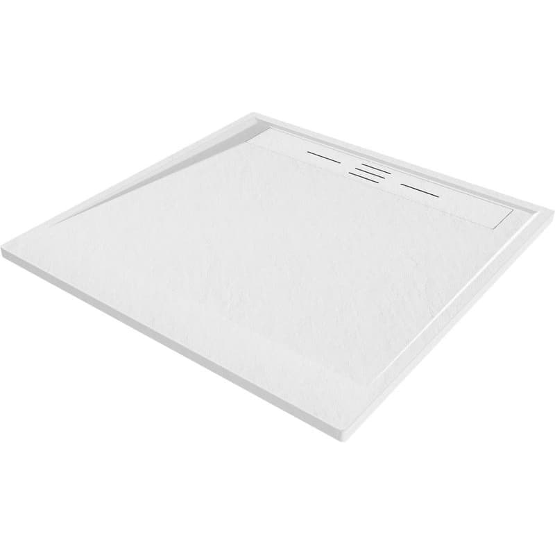 MEXEN - Amon štvorcová sprchová vanička SMC 100 x 100, biela 4F101010