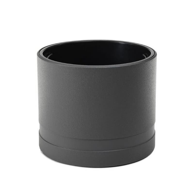 Kinekus Kvetináč plastový priemer 430 mm, KOMA, antracit, výška 380 mm, s vložkou