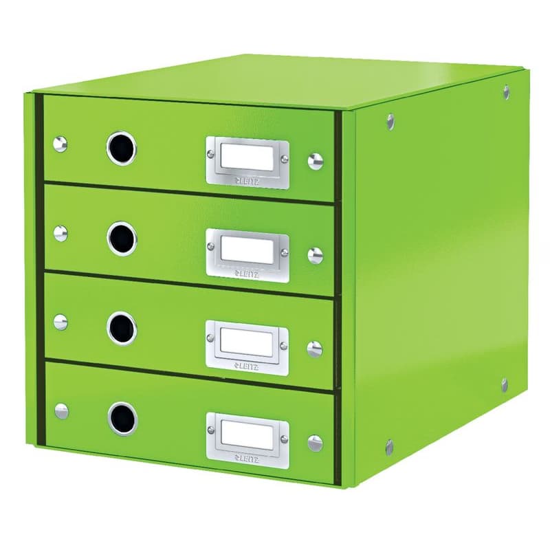LEITZ Zásuvkový box Click&Store, 4 zásuvky, zelená 1