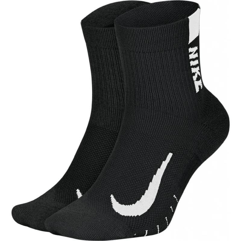Ponožky NIKE 2 PACK-NK MLTPLIER ANKLE-Black 4