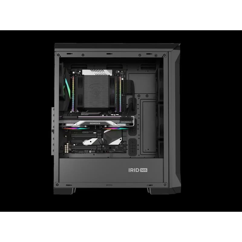 Počítačová skriňa Genesis IRID 505 ARGB V2/Midi Tower/Transpar./Čierna 3
