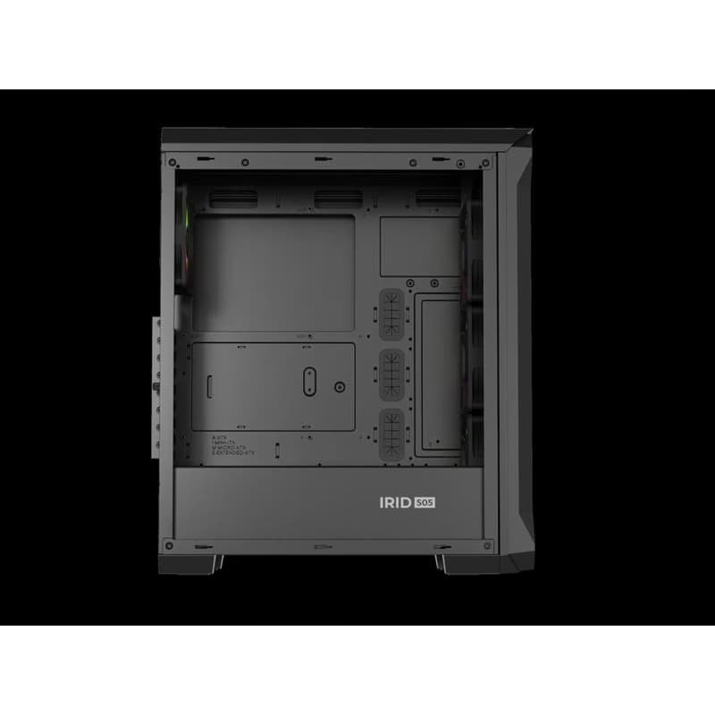 Počítačová skriňa Genesis IRID 505 ARGB V2/Midi Tower/Transpar./Čierna 5