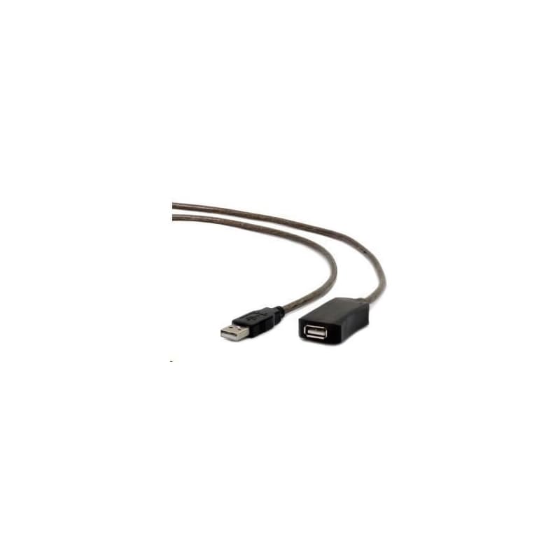 GEMBIRD USB 2.0 aktívna predlžka, 10m, čierna 1