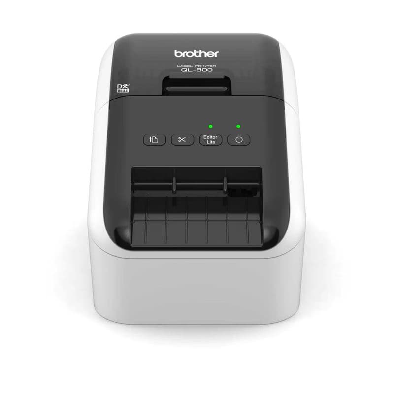 BROTHER tlačiareň štítkov QL-800 - 62mm, termotlač, USB, Profi. Tlačiareň Štítkov / po dokúpení DK-22251 tlač na červeno /