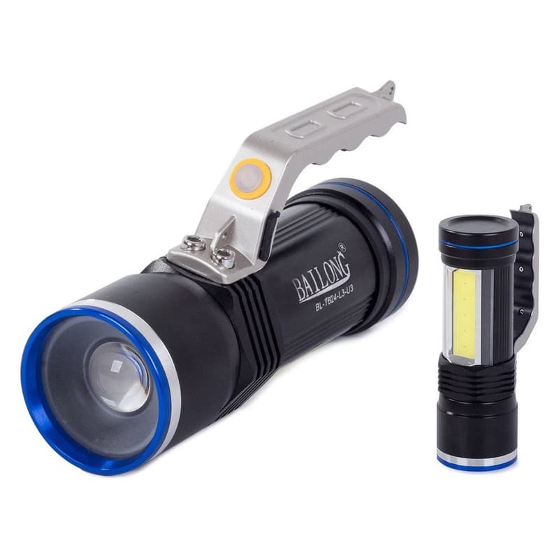 USB Svietidlo Bailong BL-T624 LED typu ZOOM CREE XM-L T6 3