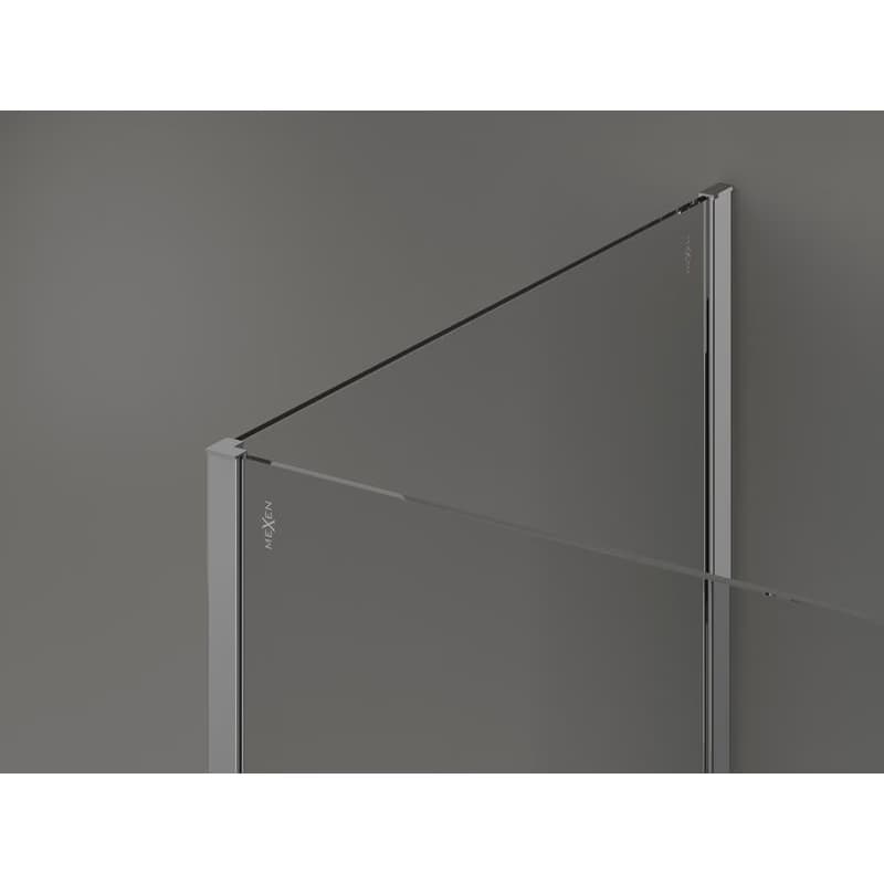 MEXEN/S - Kioto Sprchová zástena WALK-IN 100 x 80, transparent, chróm 800-100-212-01-00-080 5