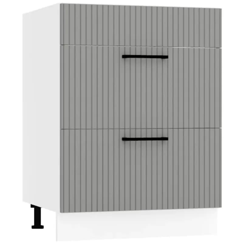 Skrinka do kuchyne Kate d60pc s/2 zasl šedá mat