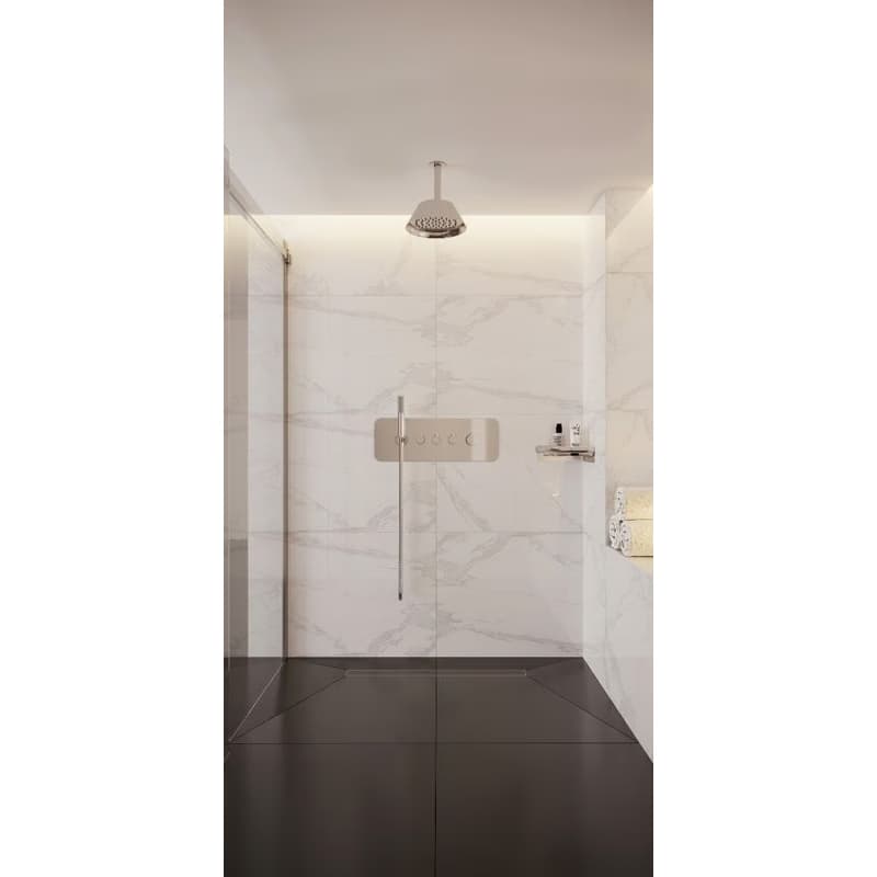 DEANTE - Cascada steel Sprchová hlavica, nerez - 225 mm NAC_095K 3