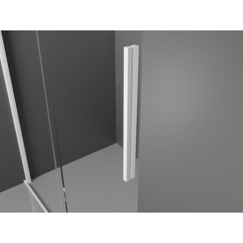 MEXEN/S - Velár sprchovací kút 90 x 70, transparent, biela 871-090-070-01-20 6