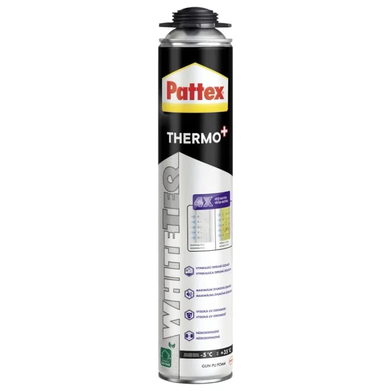 PATTEX WHITETEQ - pištoľová pena, 750ml 1