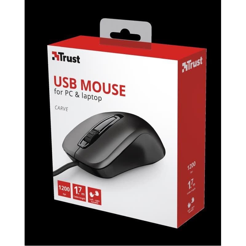 TRUST myš Carve USB Mouse 5