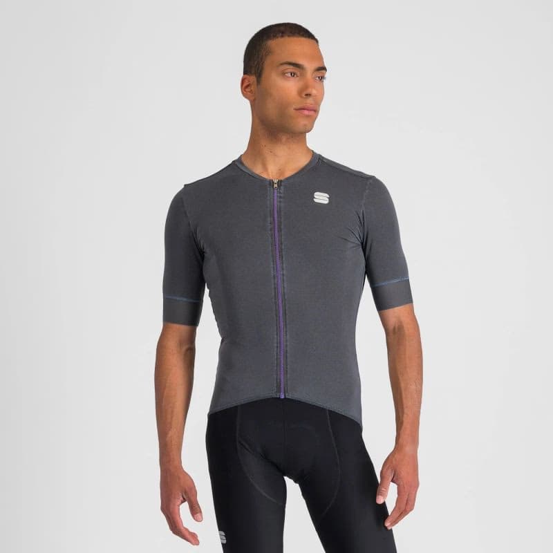 Pánsky cyklistický dres s krátkym rukávom SPORTFUL Monocrom jersey, anthracite 2