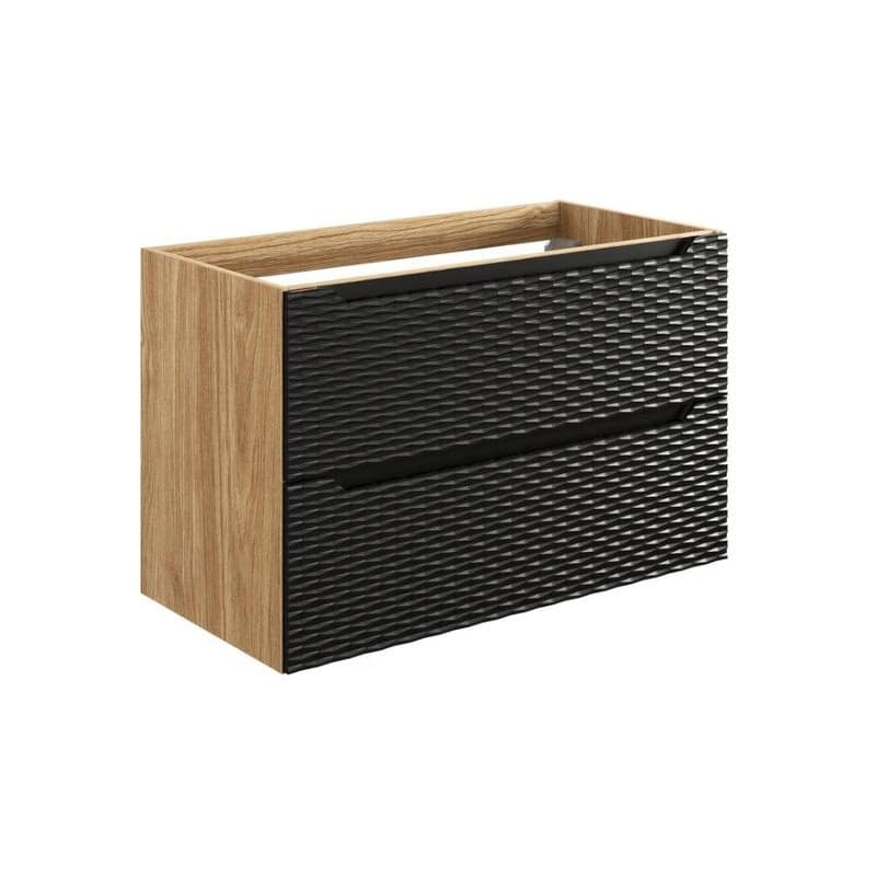 ArtCom Skrinka pod umývadlo OCEAN Black 82-90-2S | 90 cm 2