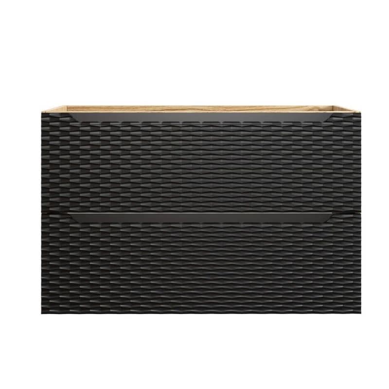 ArtCom Skrinka pod umývadlo OCEAN Black 82-90-2S | 90 cm 3