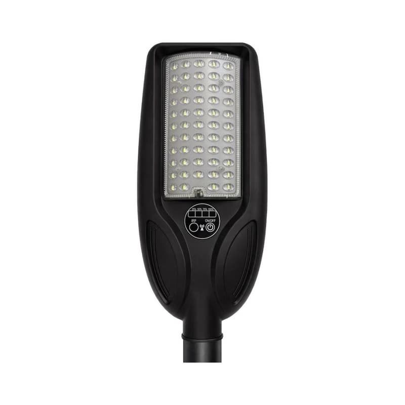 LED stmievateľná solárna pouličná lampa so senzorom VENICE 50W/4000 mAh IP65 čierna + diaľkové ovládanie EKO2513 1