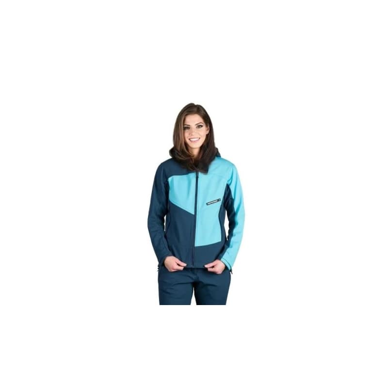 Dámska turistická softshellová bunda NORTHFINDER CHANDRA-387blueblue