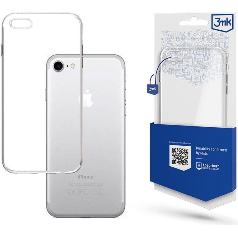 3mk ochranný kryt Clear Case pre Apple iPhone 7, 8, SE (2020/2022), číra 2