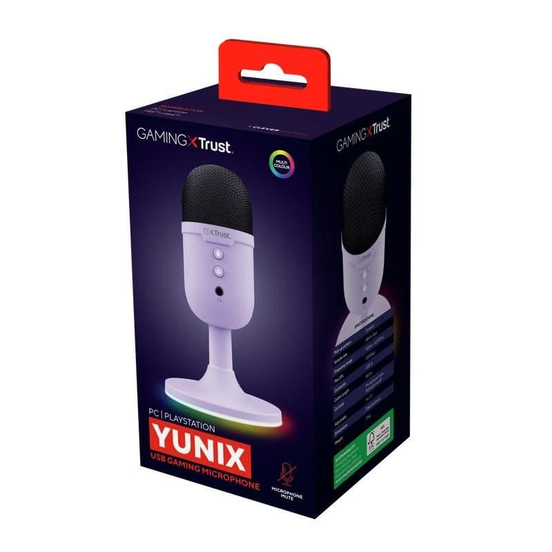 TRUST GXT234P YUNIX USB MICROPHONE PURPLE 6