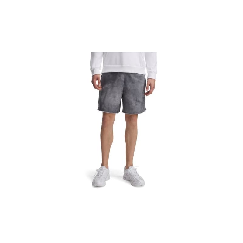 Pánske teplákové kraťasy UNDER ARMOUR UA Rival Terry AOP8inShortQ1-GRY
