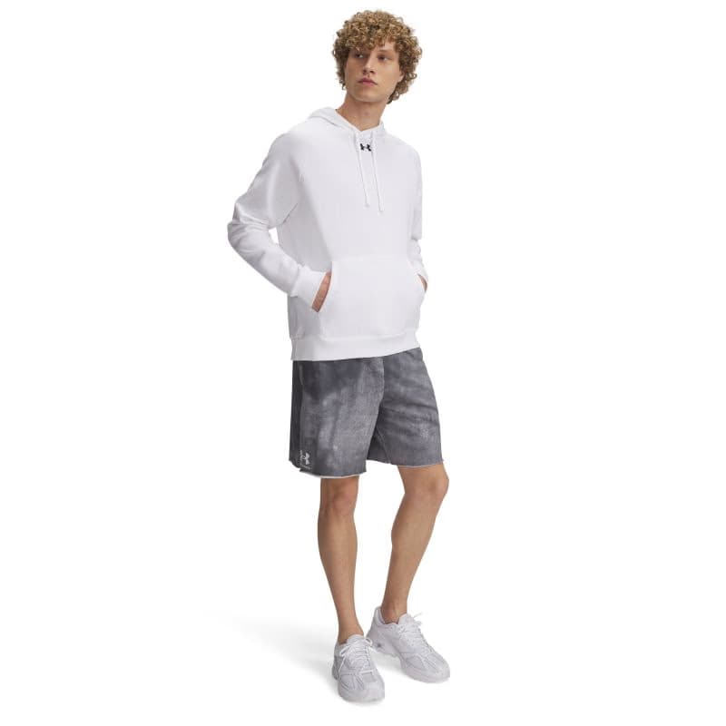 Pánske teplákové kraťasy UNDER ARMOUR UA Rival Terry AOP8inShortQ1-GRY 4