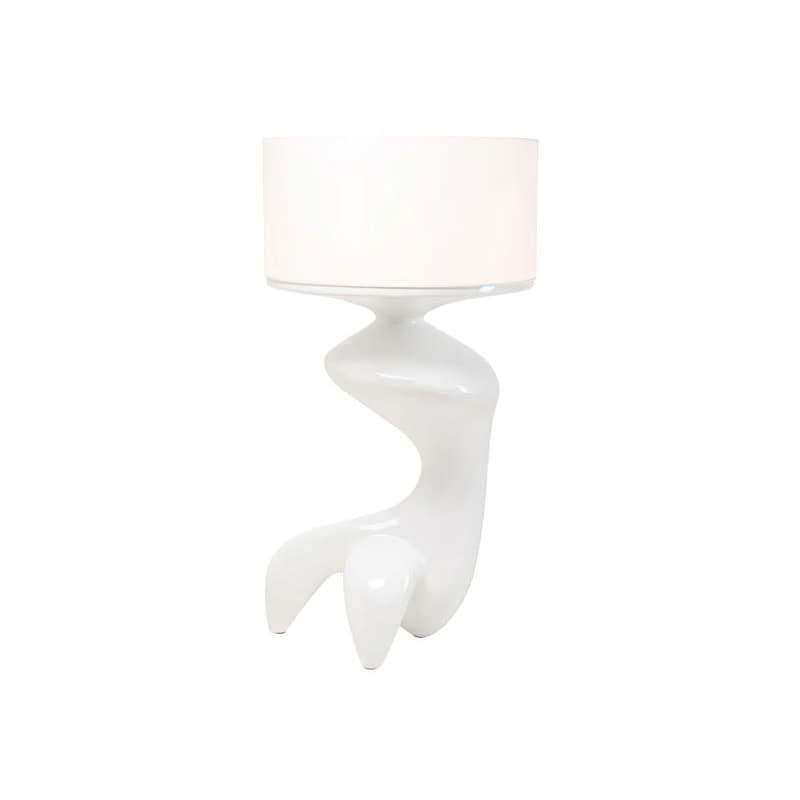 Stojacia lampa Erosia biela 157 cm