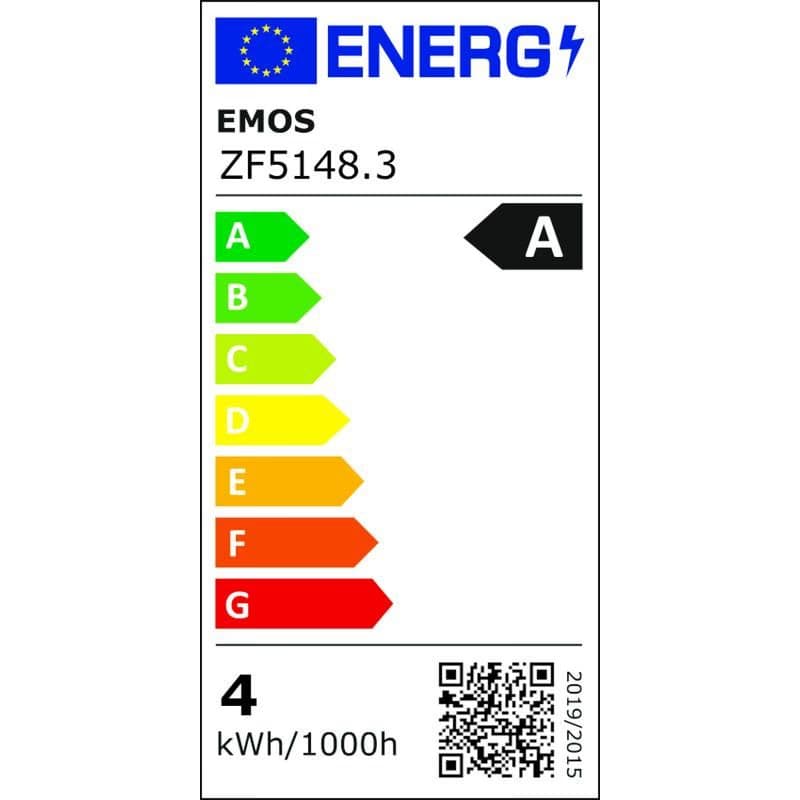 LED žiarovka A60/E27/3,8W/60W/806lm/neutrálna biela,3ks 3
