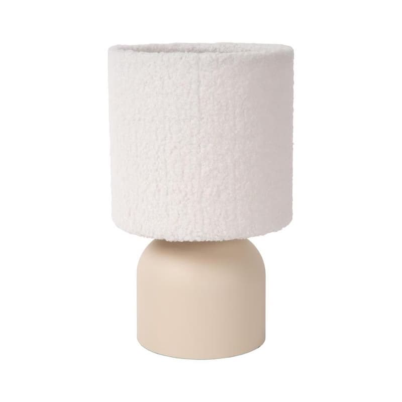 Lucide 10516/01/38 - Stolná lampa WOOLLY 1xE14/40W/230V krémová 10516/01/38