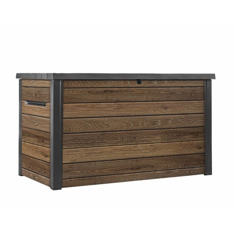 KETER Záhradný úložný box DECO DASHBOARD STORAGE 870L | orech 1