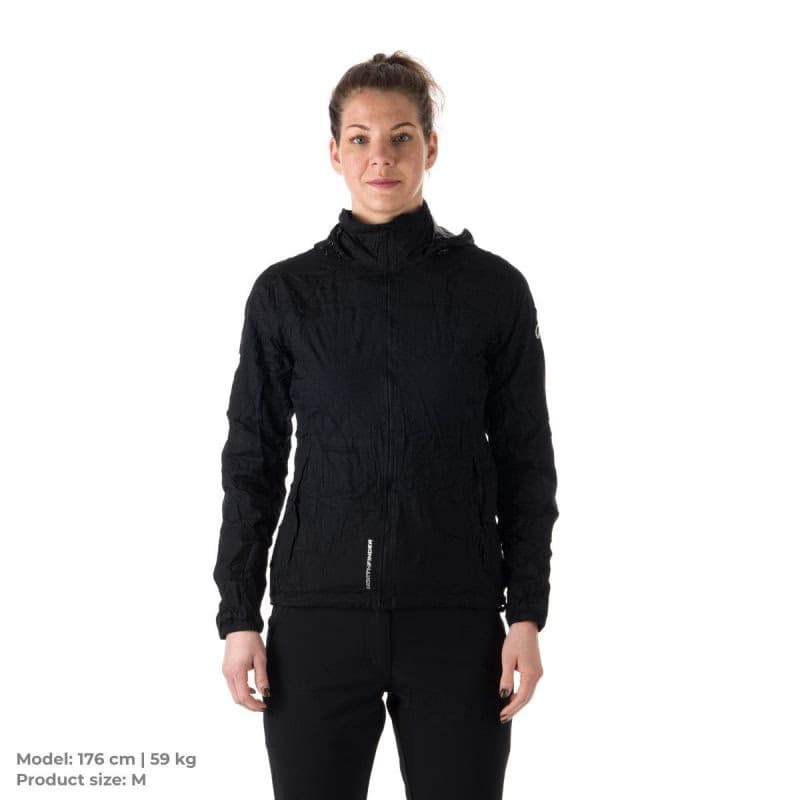 Dámska tréningová bunda s kapucňou NORTHFINDER NORTHKIT-BU-4268OR-black 5