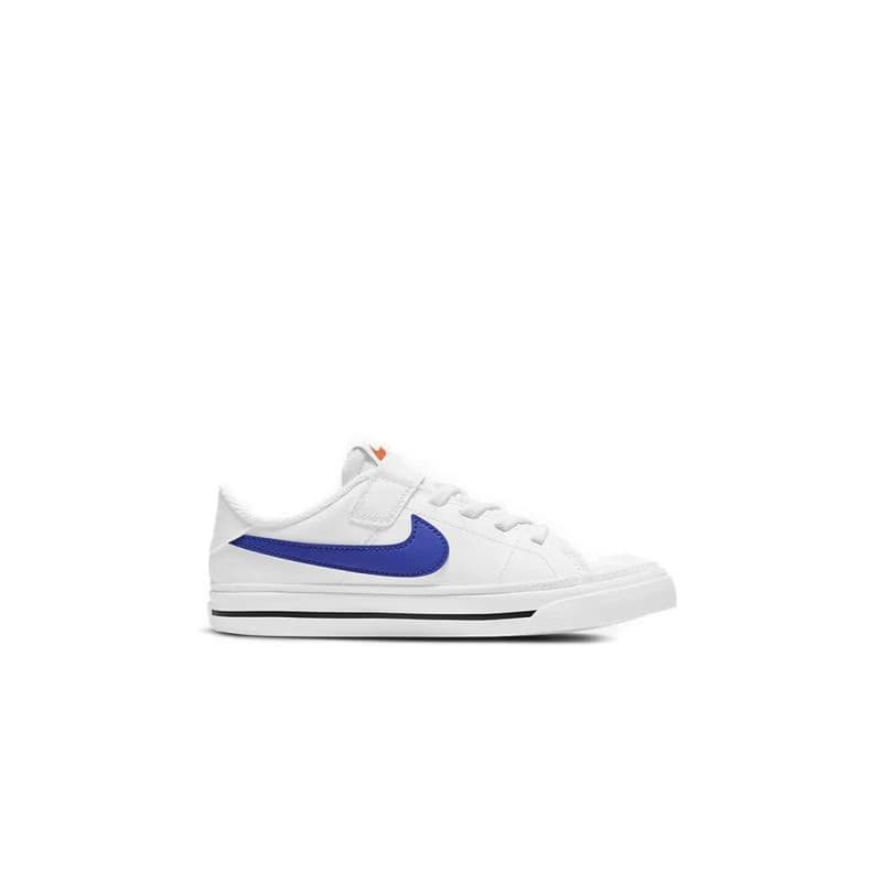 Chlapčenská vychádzková obuv NIKE Court Legacy white black game royal 3