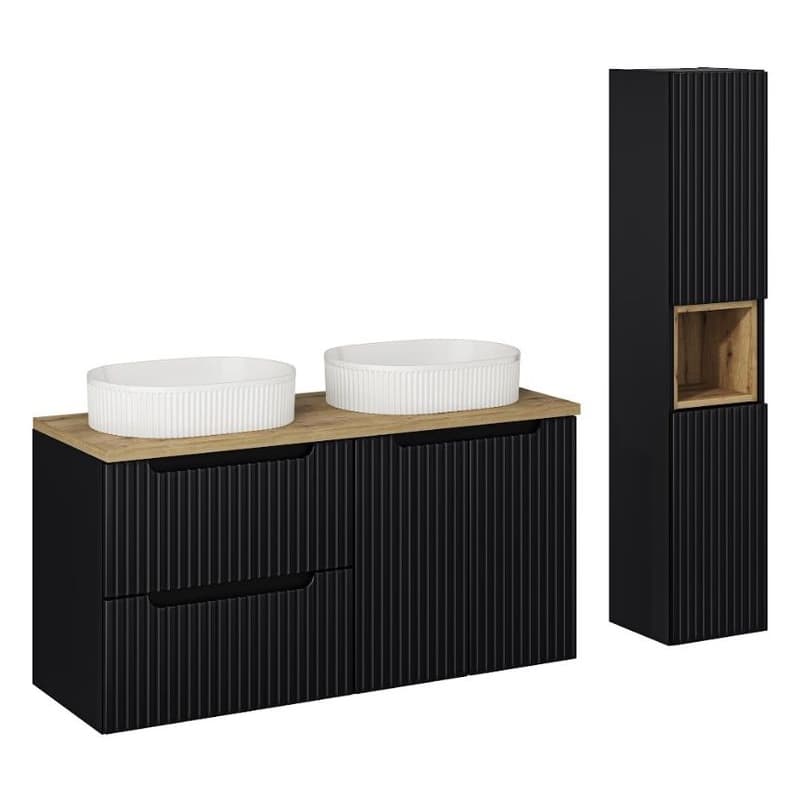ArtCom Kúpeľňový komplet NOVA Black 120/2 1