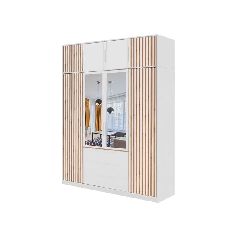 ArtStol Nadstavec ku skrini BALI LUX D4 | biela 2