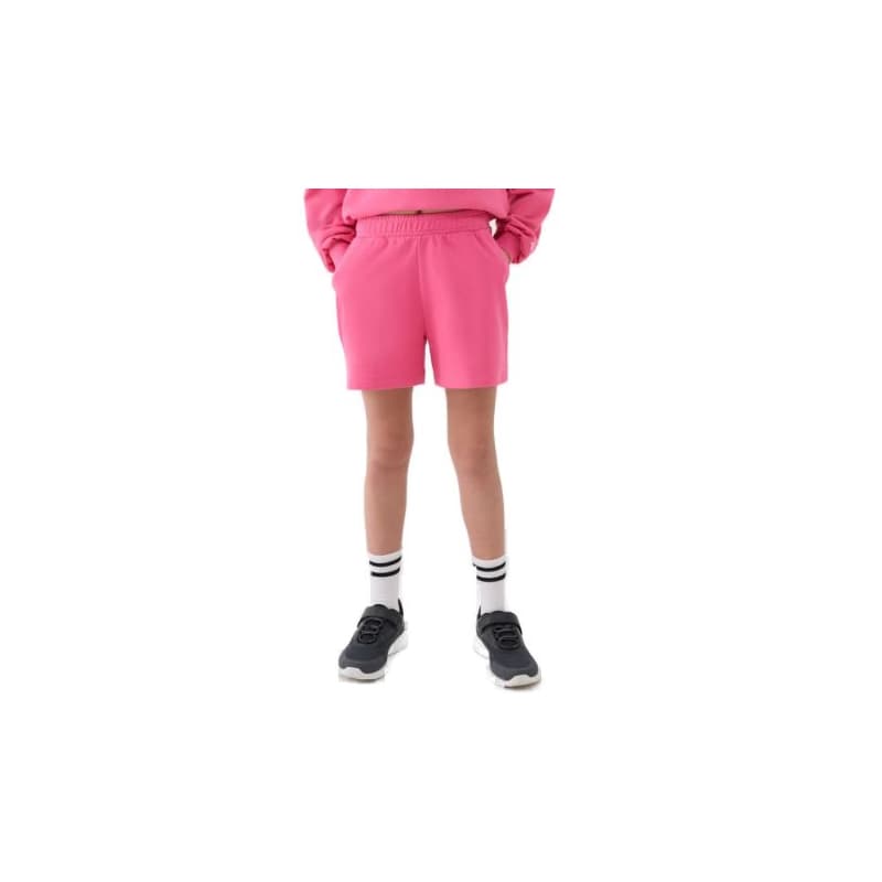 Dievčenské teplákové kraťasy 4F JUNIOR SHORTS CAS F470-54S-PINK