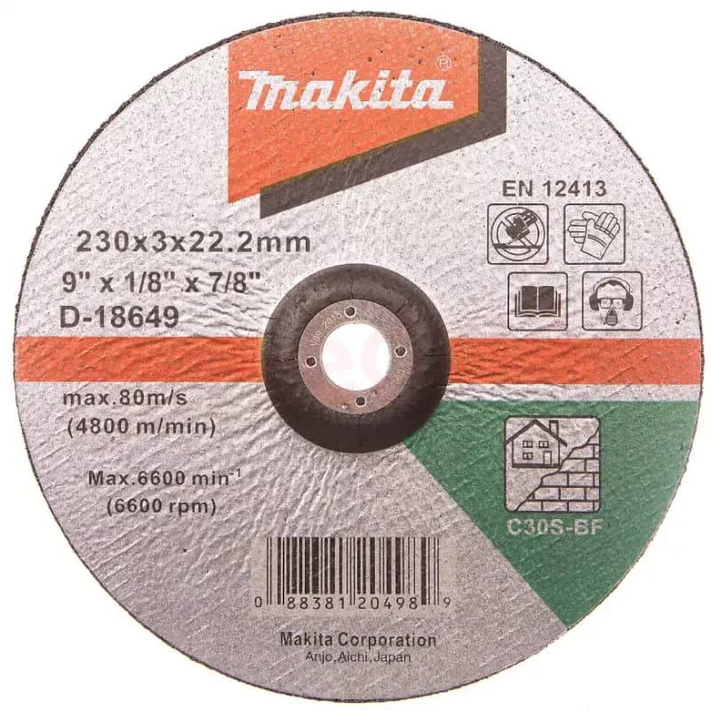 MAKITA Kotúč na rezanie betónu 230x3 mm D-18649