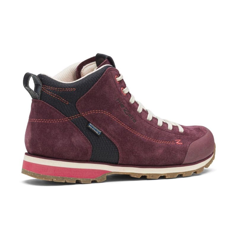Dámska členková turistická obuv TREZETA Zeta Mid Ws Wp, Bordeaux Rose 6
