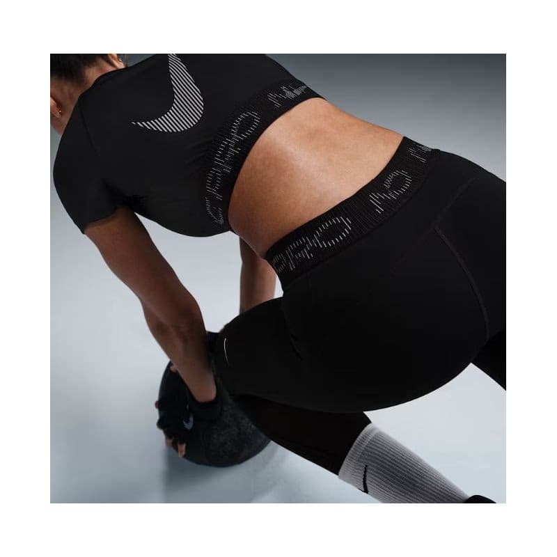 Dámske tréningové tričko s krátkym rukávom NIKE PRO W NP DF SS CROP TOP TT GX 3