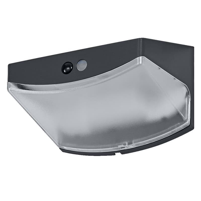 Vonkajšie nástenné svietidlo s LED senzorom pohybu a súmraku 1, 5W 120lm 3000K teplá sivá IP44 USB-C Endura Osram 1