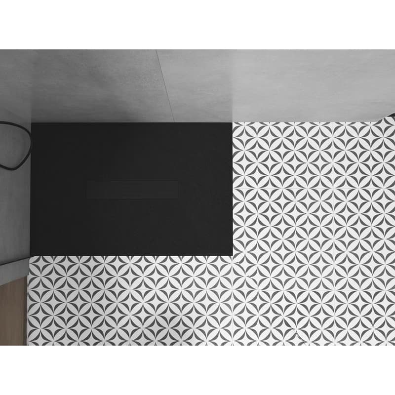 MEXEN/S - Toro obdĺžniková sprchová vanička SMC 120 x 80, čierna, mriežka čierna 43708012-B 4