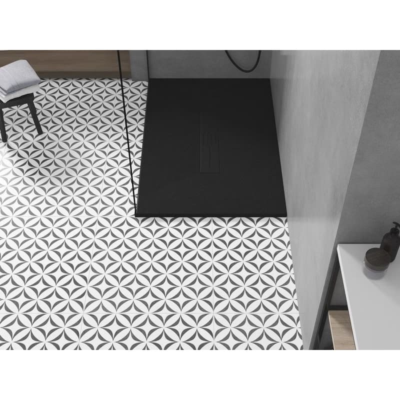 MEXEN/S - Toro obdĺžniková sprchová vanička SMC 120 x 80, čierna, mriežka čierna 43708012-B 6