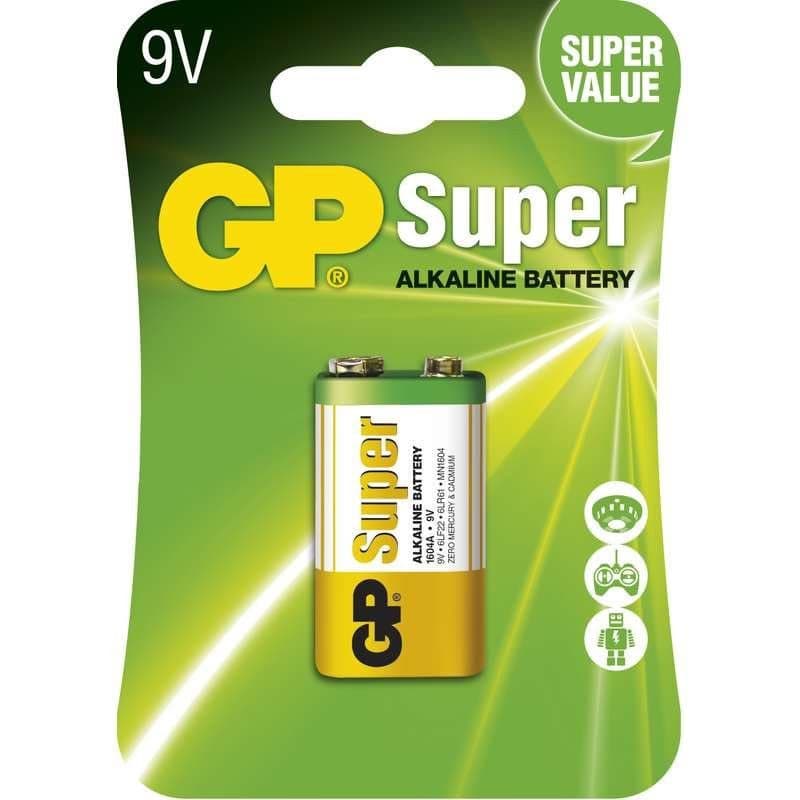 GP 9V Super alkalická (6LR61) - 1 ks 1