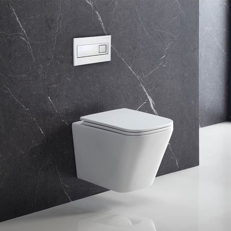 Mereo WC závesné kapotované, RIMLESS, 490x340x350, keramické, vr. sedátka CSS118S VSD83S 6