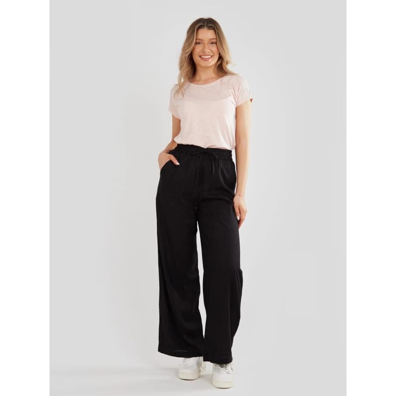 Dámske nohavice FUNDANGO Poppy Pants-890-black 3