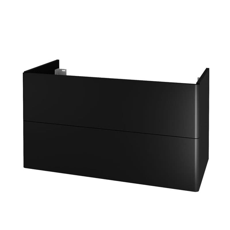 Mereo Siena, kúpeľňová skrinka 100 cm, čierna mat CN442S
