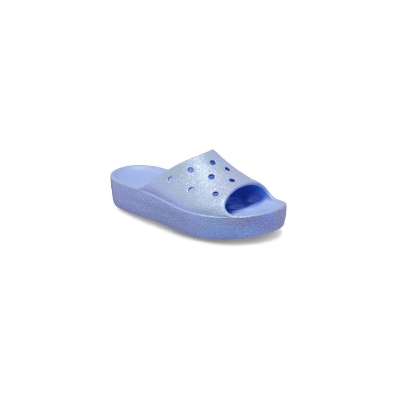 Dámske šlapky (plážová obuv) CROCS Classic Platform Glitter Slide W moon jelly 1