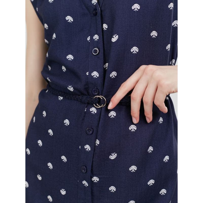 Dámske šaty FUNDANGO Mona Dress-498-blue pattern 3