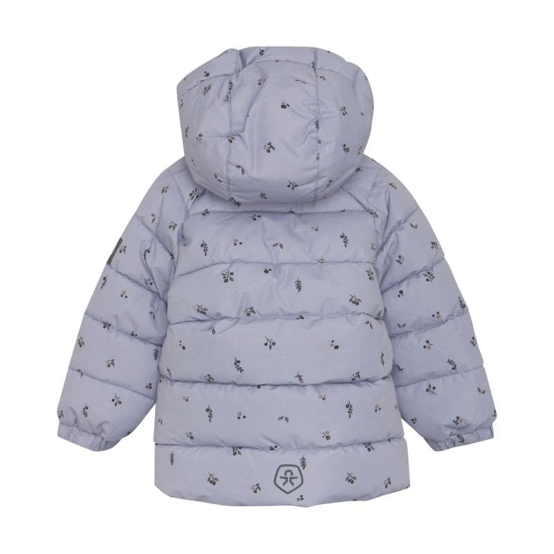 Dievčenská bunda COLOR KIDS Jacket - Quilt - AOP-741610.6053-Languid Lavender 2
