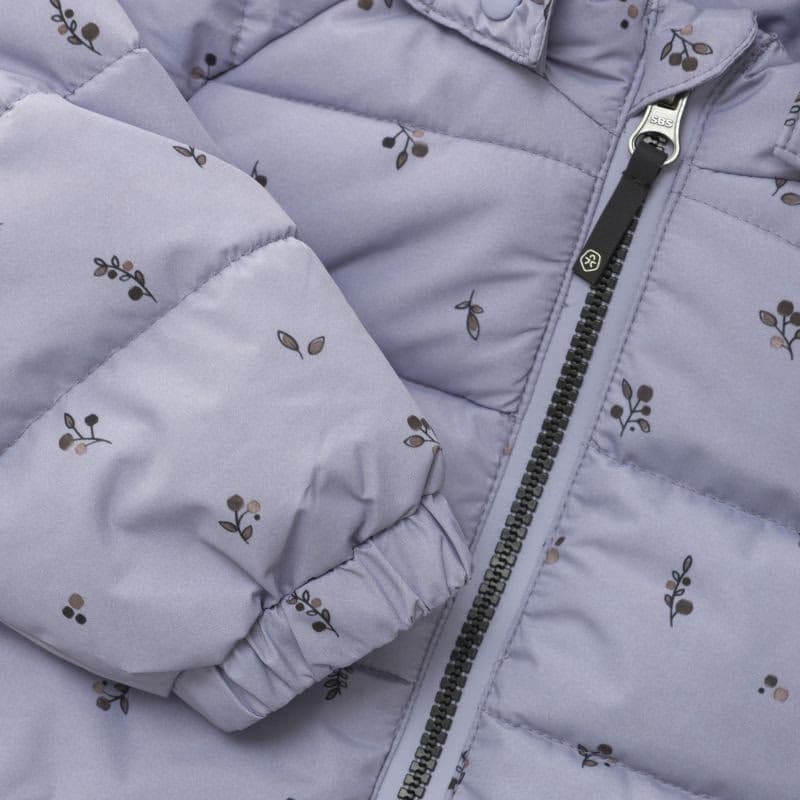 Dievčenská bunda COLOR KIDS Jacket - Quilt - AOP-741610.6053-Languid Lavender 3