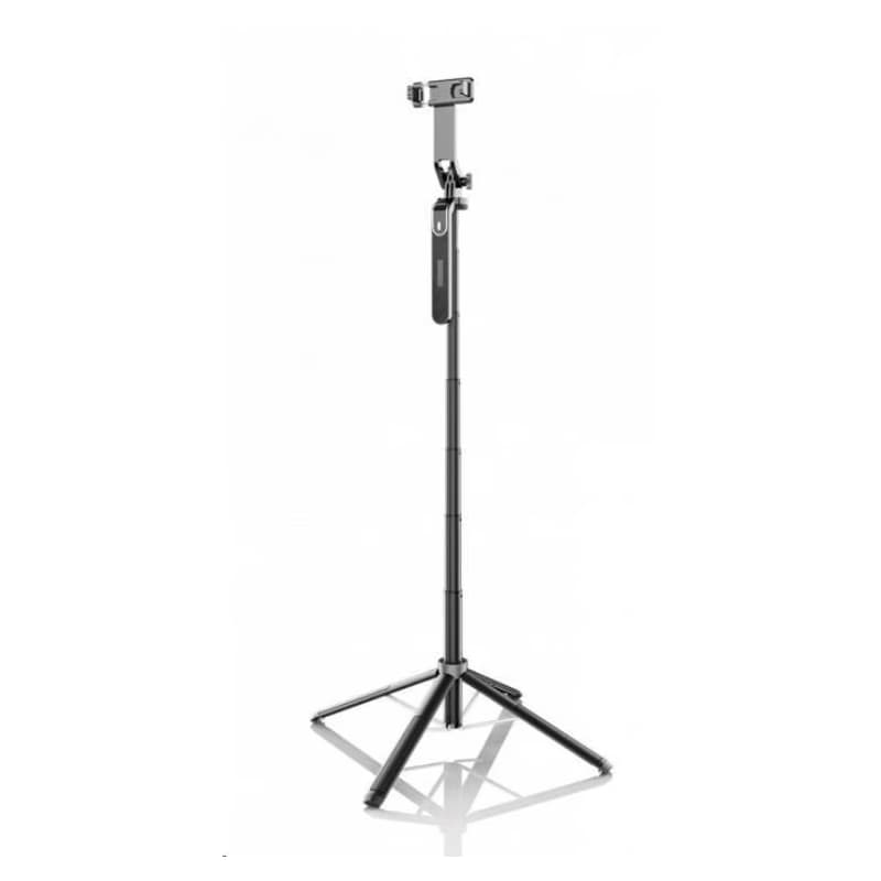 WG - Selfie tyč WG 7, Selfie tyč + tripod + teleskopický GoPro stojan, bluetooth, čierna 4