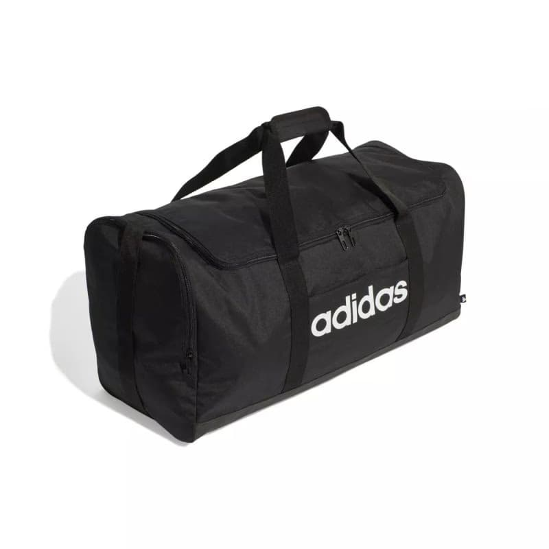 Cestovná taška ADIDAS LINEAR DUFFEL L BLACK BLACK WHITE 2